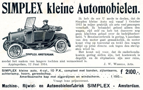 Simplex 19140709 Auto