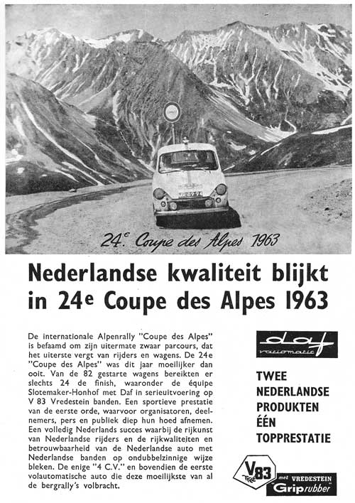 daf 19630712 doorne Autorevue