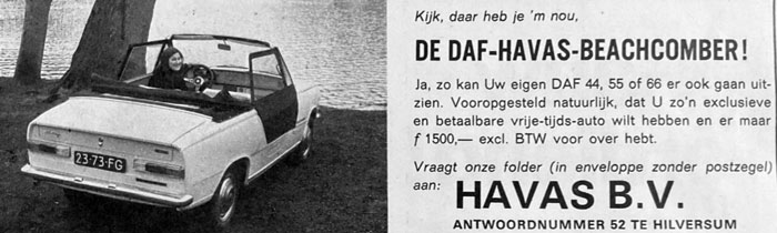 havas beachcomber op DAF