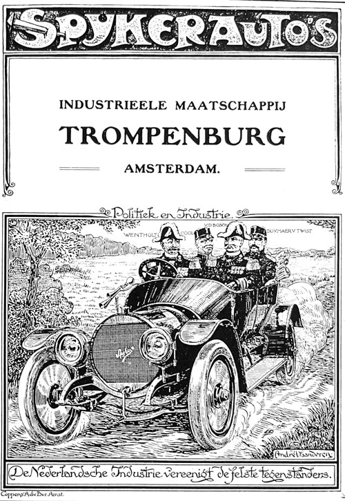 spyker 1911 trompenburg politiek en industrie