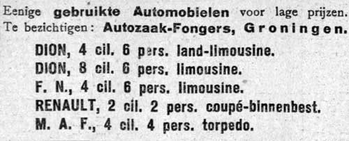 De Standaard 3 mei 1921