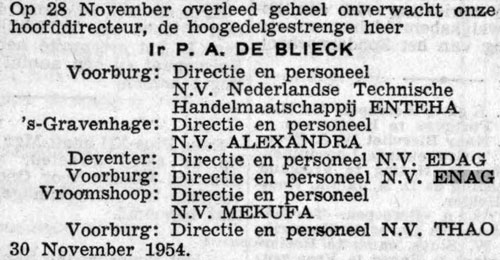 ENAG Alg.Handelsblad 30 11 1954