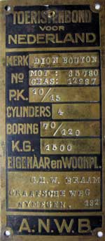 anwb chassisnummerplaatje 4