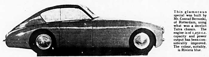 Bernoski Special Tatra jan van der lit