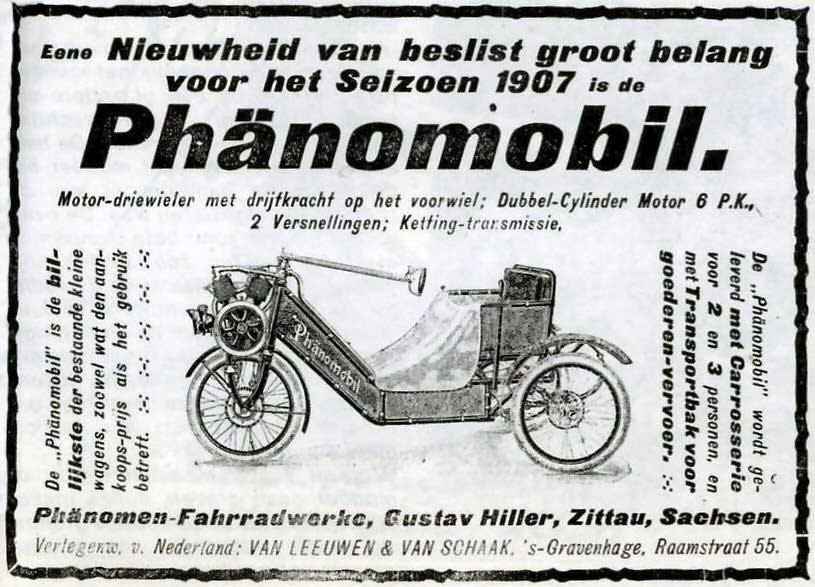 Phänomen / Phänomobil (D) - van Leeuwen & van Schaak, 's-Gravenhage