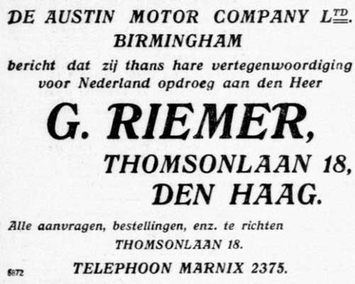 Austin 1921 05 24 riemer
