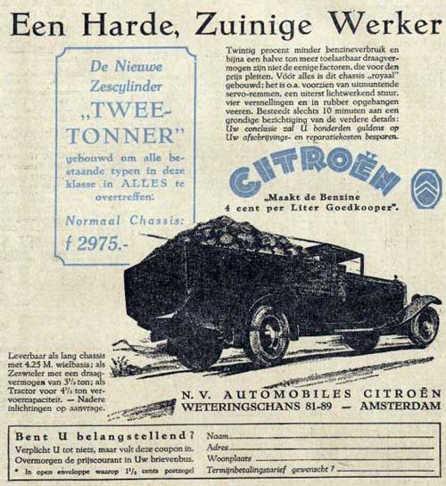 Citroen 1930 03 22 Tijd