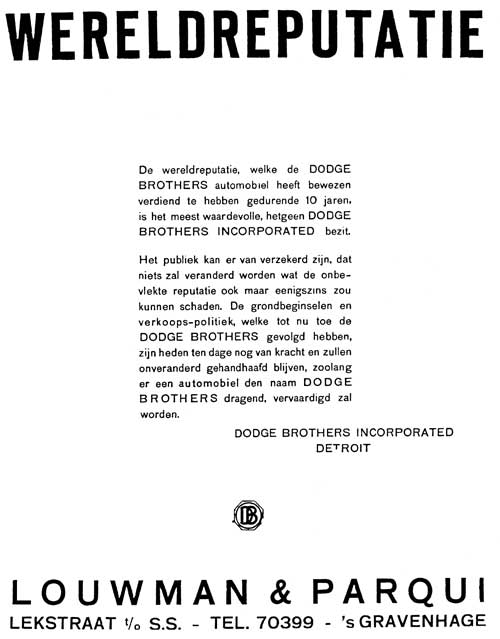 Dodge 1925 05 09 louwman parqui