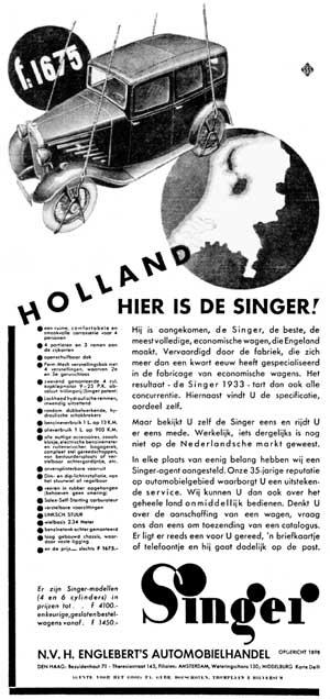 Singer 1932 11 13 englebert