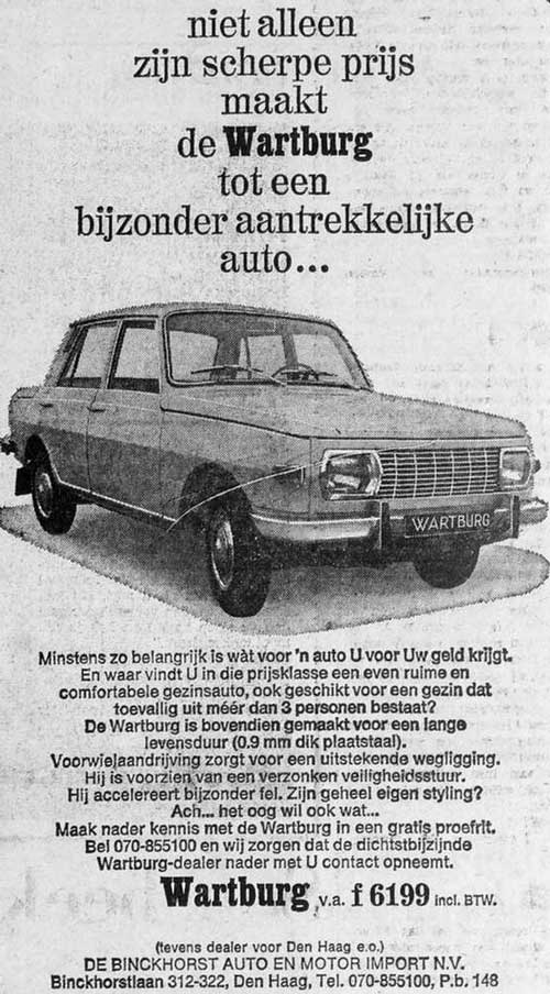 Wartburg 19710827 binckhorst Vrije Volk