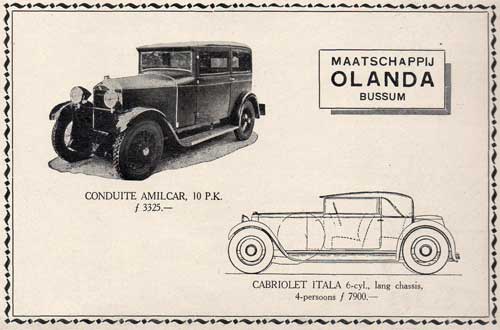 amilcar 1928 01 25 olanda 2