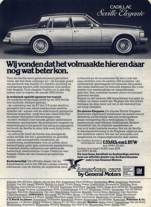 Cadillac 19771203 gm