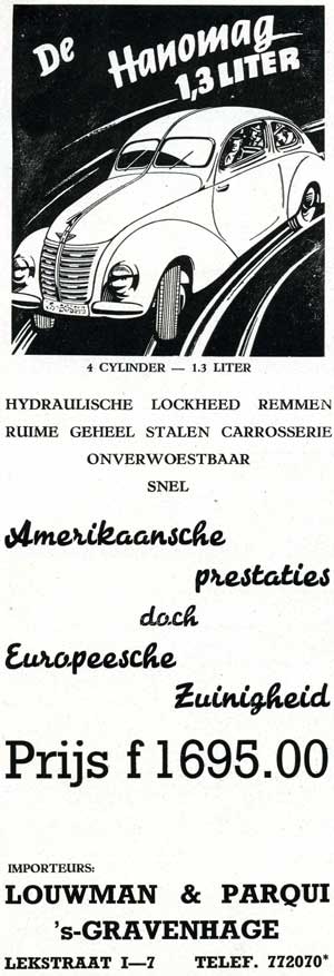 Hanomag 1939 louwman parqui