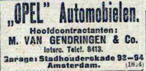 Opel 19120113 genderingen