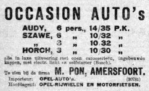 Opel 19220422 pon