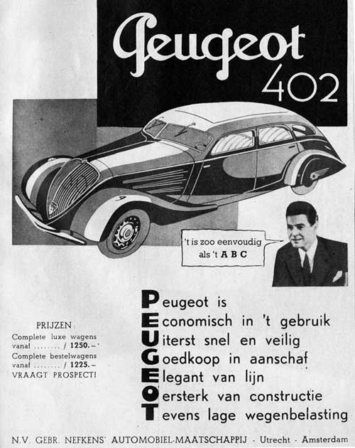 Peugeot 19360221 nefkens NI