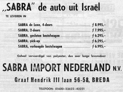 Sabra 19671222 sabra import