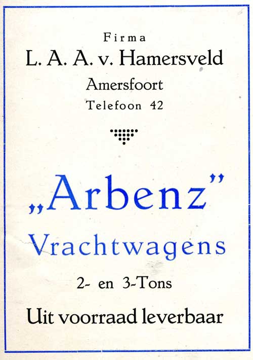 arbenz 19210603 hamersveld