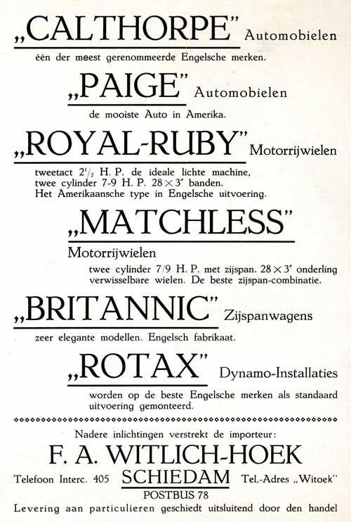 calthorpe 19190301 wittlich hoek