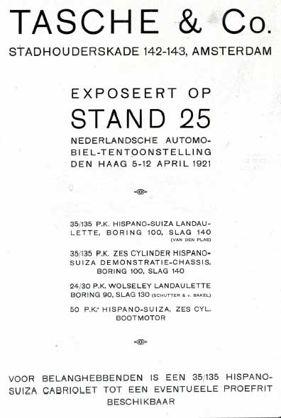 hispano 19210401 tasche