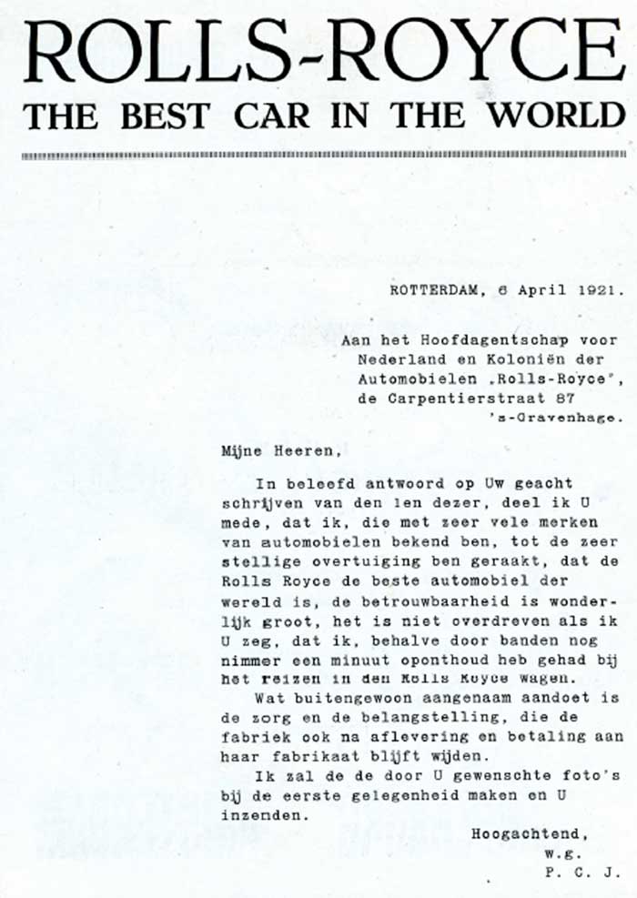 rolls royce 19210502 agam