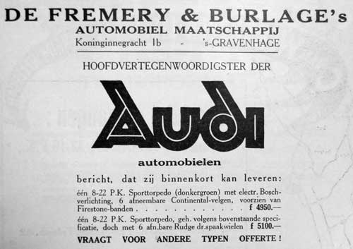 Audi 19220302 fremery