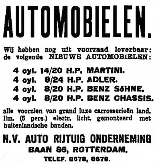 Benz sohne 19190519 aro
