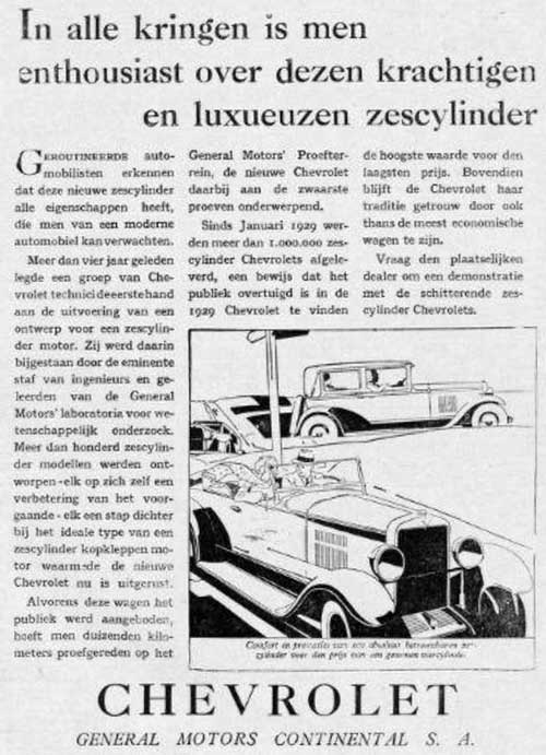 Chevrolet 19290923 gm