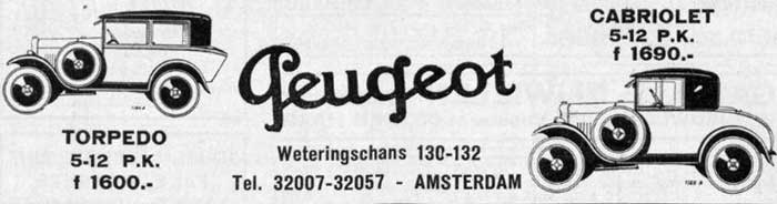 Peugeot 19280312 peugeot