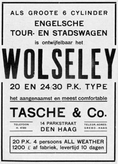 Wolseley 19230502 tasche