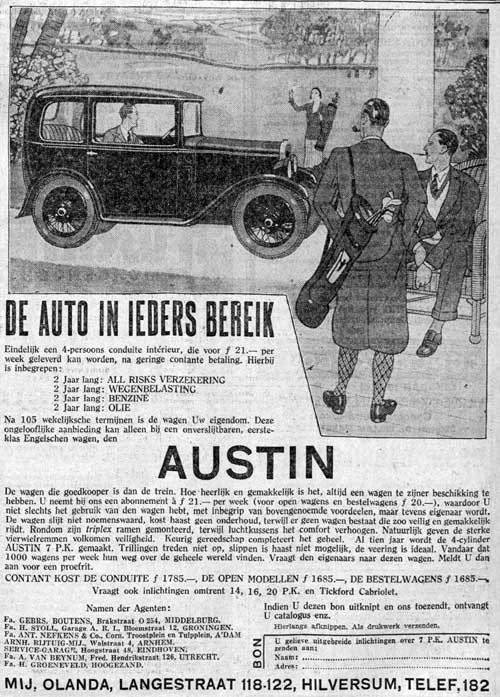 Austin 19310517 olanda