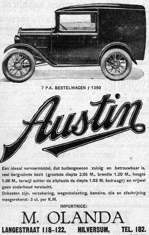Austin 19320723 olanda