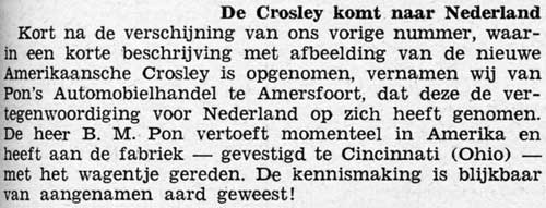 Crosley 19460228 pon