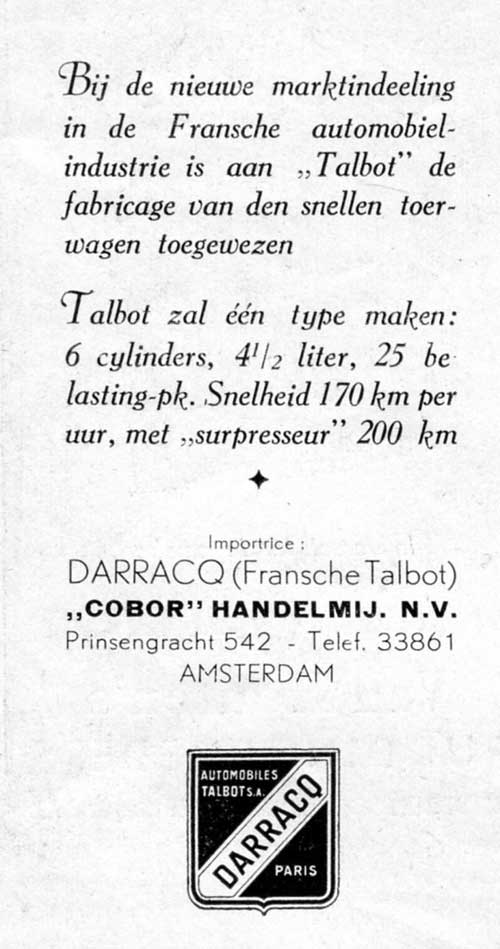 Darracq Talbot 19450823 cobor