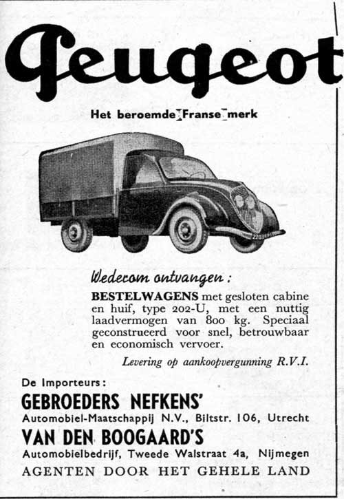 Peugeot 19470917 nefkens