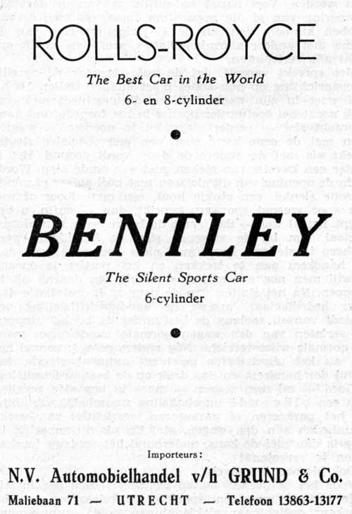 Rolls Royce Bentley 19461120 grund