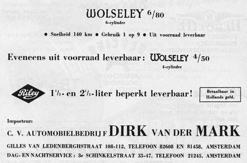 Wolseley 19511222 dirk mark