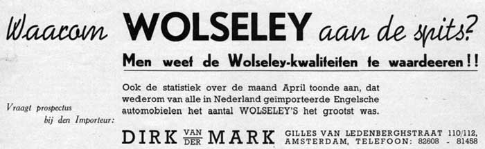wolseley 1938 mark 18