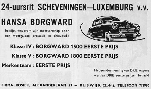 Borgward 19530627 rosier
