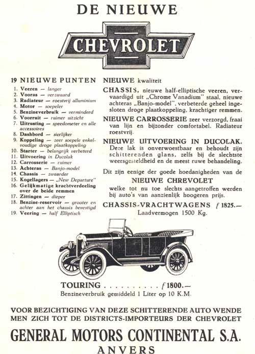 Chevrolet 19250606 gm