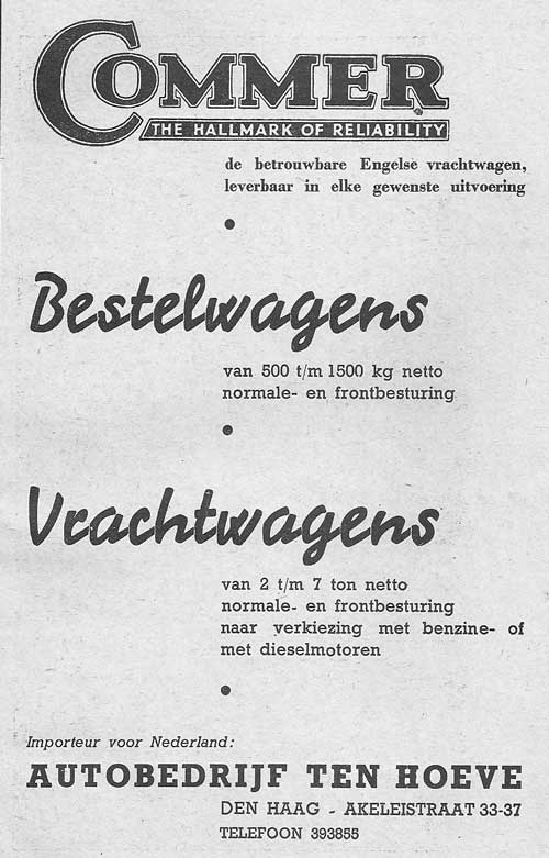 Commer 19470000 hoeve