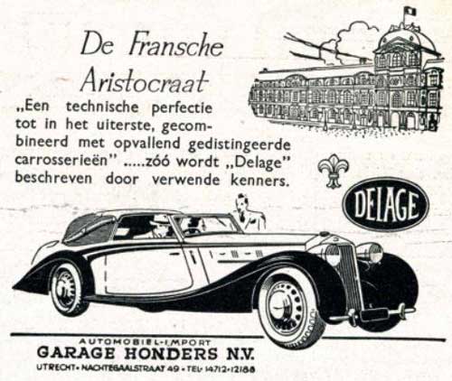 Delage 19380000 honders