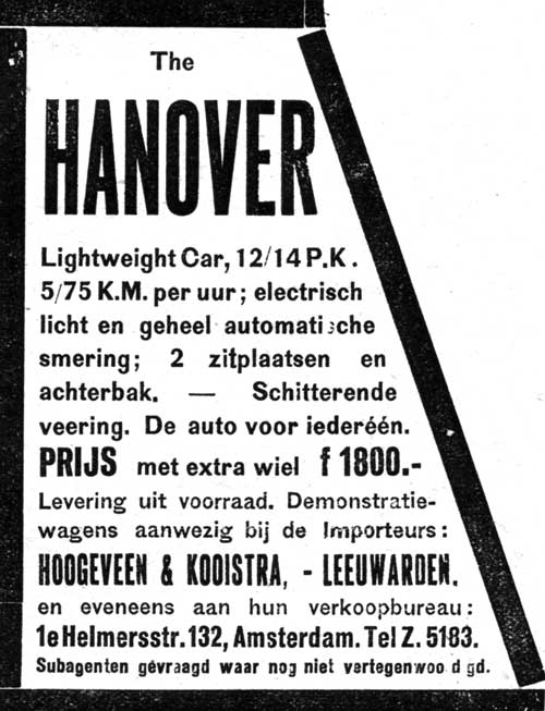 Hanover 19210809 hoogeveen kooistra