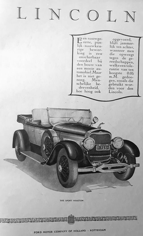 Lincoln 19280000 ford