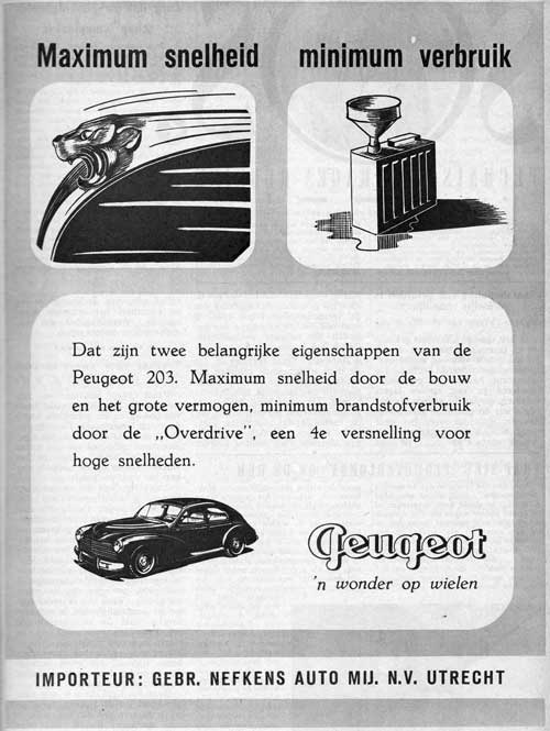 Peugeot 19530425 nefkens