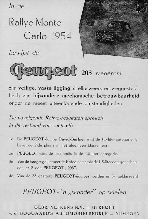 Peugeot 19540213 nefkens