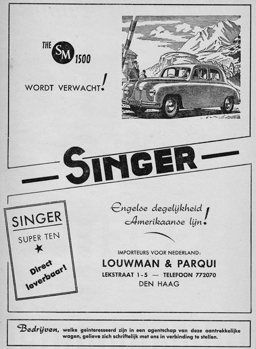Singer 19490105 louwman parqui