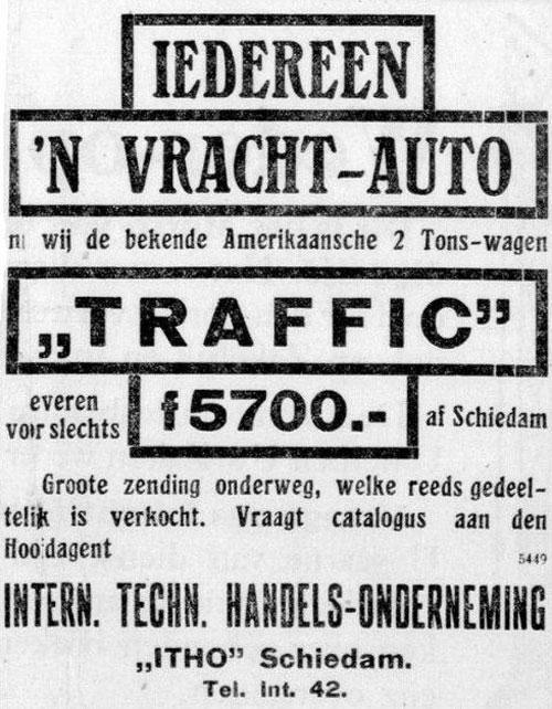 Traffic 19191121 itho