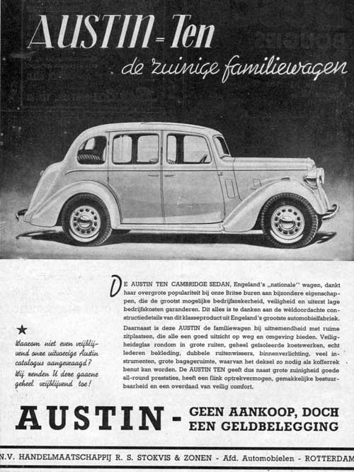 Austin 19390217 stokvis Auto