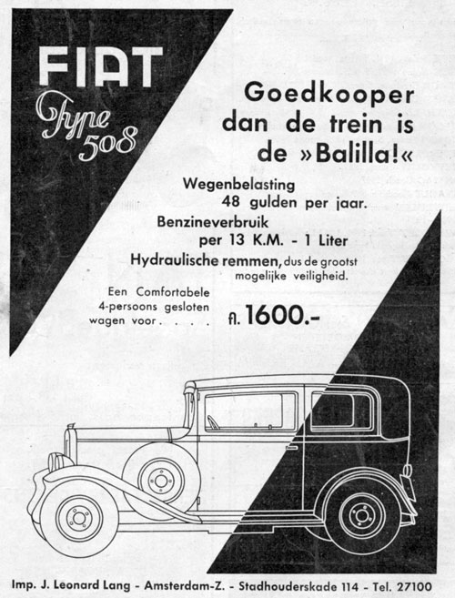 FIAT 19320811 leonard lang